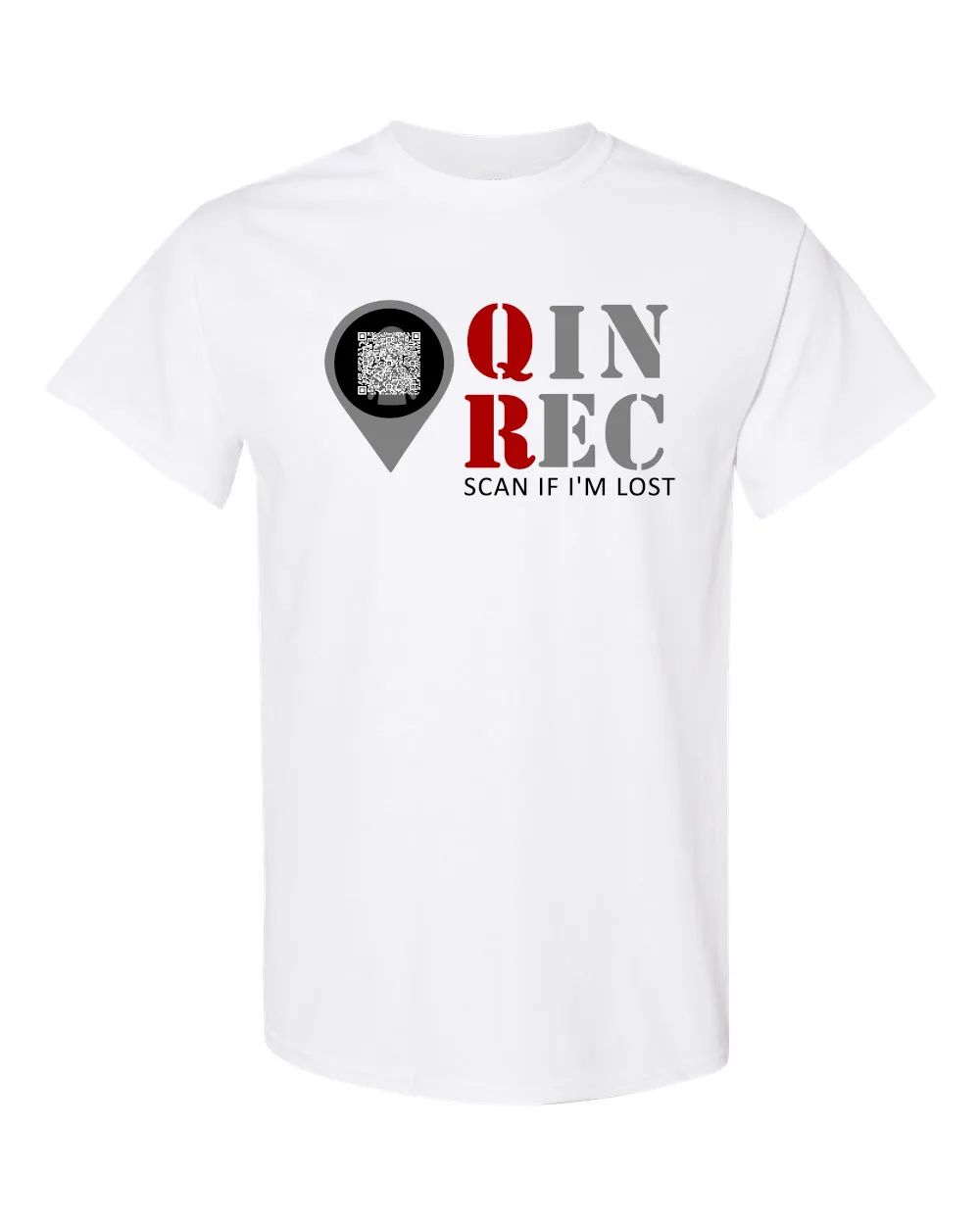 Adult QR Logo T-shirt - White