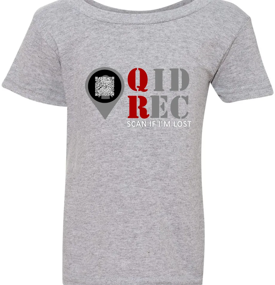 Toddlers QR Logo T-shirt - Sport Grey