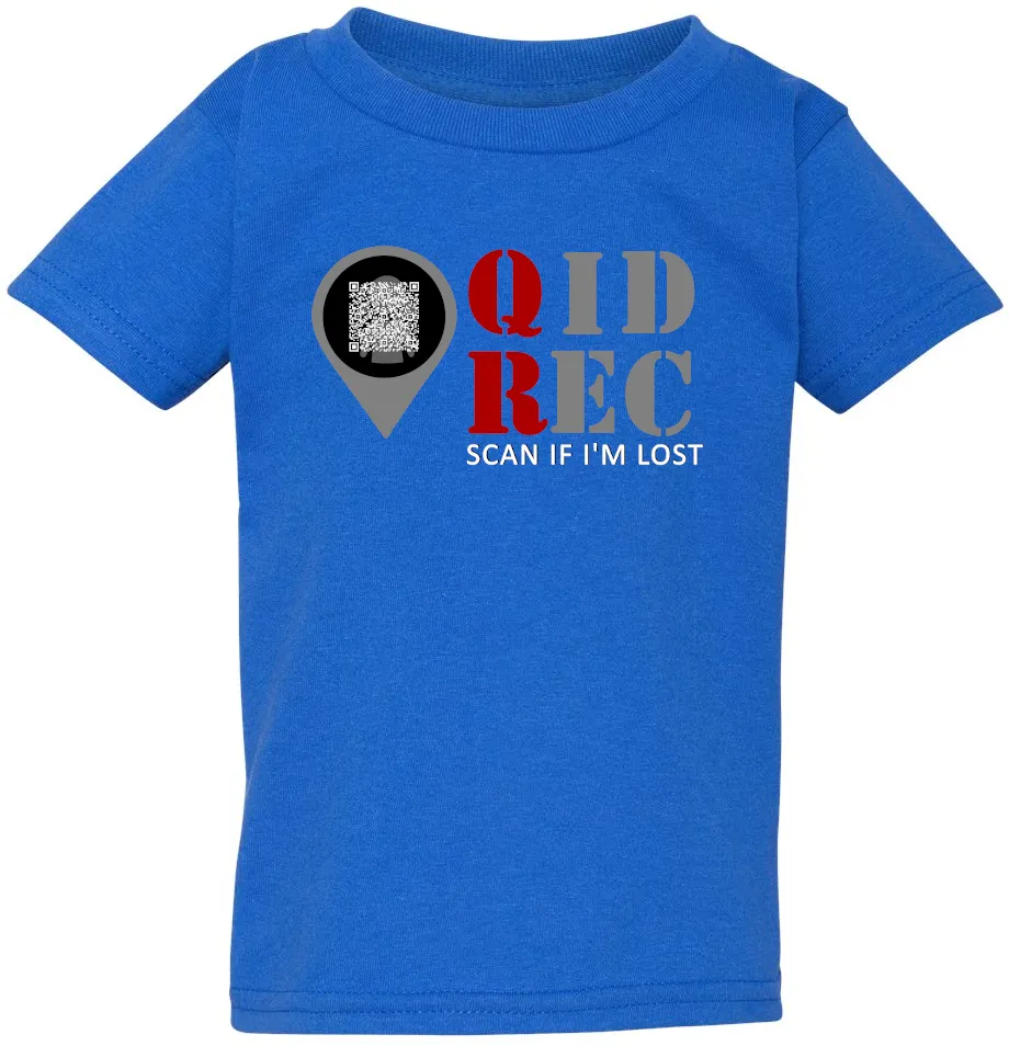 Toddlers QR Logo T-shirt - Royal Blue