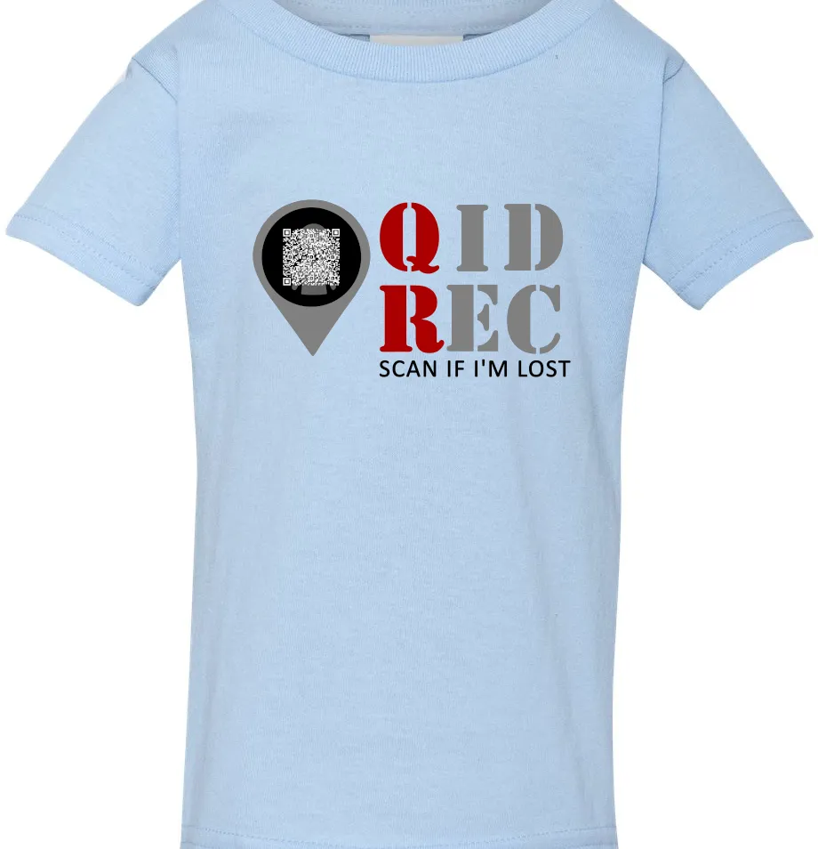 Toddlers QR Logo T-shirt - Light Blue