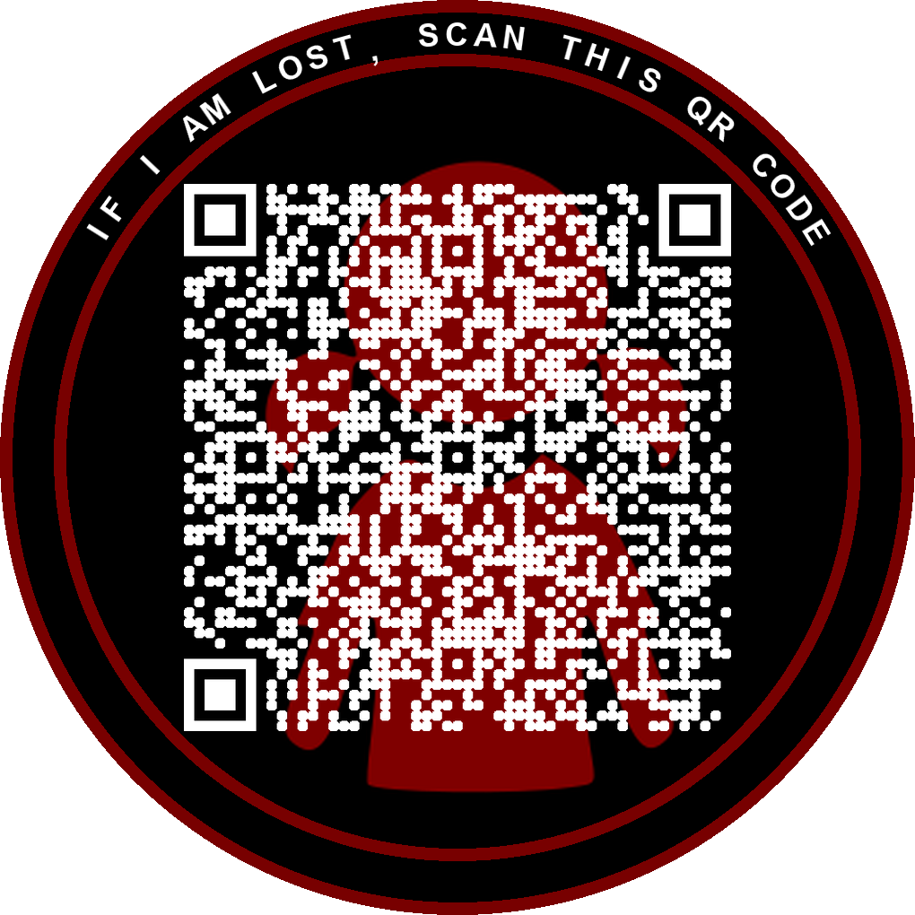 UnLost shirt sample QR code